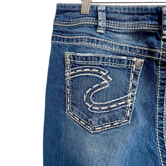 Silver Jeans Women's Suki Bootcut Jeans 18x30 Contrast Stitching Medium Wash - Picture 2 of 12